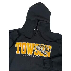 Russel Athletic Towson University Tigers Stitched Spellout Hooded Sweatshirt L‎